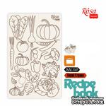 Чипборд для скрапбукинга от ROSA TALENT - Recipe book 3, белый картон, 12,6х20 см - ScrapUA.com