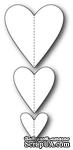 Нож от Memory Box - Stitched Heart Trio - ScrapUA.com