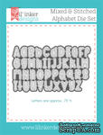 Нож для вырубки от Lil&#039; Inker Designs - Mixed &amp; Stitched Alphabet Die Set - ScrapUA.com