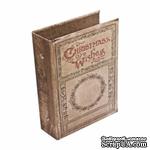 Обложка для альбома от Tim Holtz - Worn Cover - Christmas Wishes, 12x18 см - ScrapUA.com