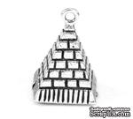 Металлическое украшение/подвеска &quot;Пирамида&quot;, 20х13мм, античное серебро, 1 шт. - ScrapUA.com