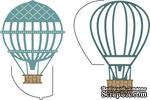 Нож для вырубки от Cheery Lynn Designs - Hot Air Balloons w/Angel Wing - ScrapUA.com