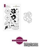 Штампы + Ножи для вырубки от Altenew - Build-A-Flower: Build-A-Flower: Anemone Coronaria, 24 штампа + 8 ножей - ScrapUA.com