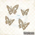 Чипборд Blue Fern Studios - Tattered Butterflies - ScrapUA.com