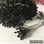 Тычинки, цвет черный, диаметр 1.5 мм, 50 шт. - ScrapUA.com