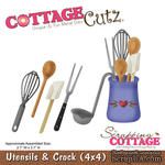 Лезвие CottageCutz - Utensils &amp; Crock, 10х10 см - ScrapUA.com