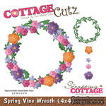 Лезвие CottageCutz - Spring Vine Wreath, 10х10 см - ScrapUA.com