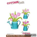 Лезвие CottageCutz - Watering Can, Tulips, 10х15 см - ScrapUA.com