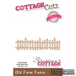 Лезвие CottageCutz - Old Farm Fence - ScrapUA.com