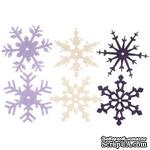 Снежинки из фетра Creative Impressions - Heritage Winter, 24 штуки - ScrapUA.com