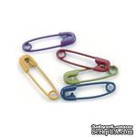 Декоративные английские булавки Creative Impressions - Matte Heritage Mini Painted Safety Pins - ScrapUA.com