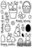 Штампы от Memory Box - Springtime Bunnies clear stamp set - ScrapUA.com