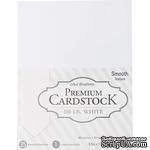 Набор кардстока DCWV Core&#039;dinations Value Pack Smooth Cardstock, White, 21.6х27.9 см, 25 листов, белый - ScrapUA.com