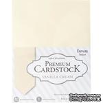 Набор кардстока DCWV Core&#039;dinations Value Pack Smooth Cardstock, Vanilla Cream, 21.6х27.9 см, 40 листов, ванильный кремовый - ScrapUA.com