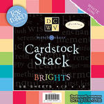 Набор кардстока DCWV - MatchMaker Brights Textured Cardstock Stack, 30х30 см, 19 листов - ScrapUA.com