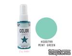 Краска - спрей от Heidi Swapp с перламутровым блеском - MINT GREEN - COLOR SHINE SPRITZ, 50мл - ScrapUA.com