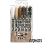 Tim Holtz Distress Crayon Set #3, 6 шт. - ScrapUA.com