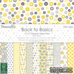 Набор бумаги от Dovecraft - Back to Basics Baby Steps (30x30 см), 36 листов, односторонняя - ScrapUA.com