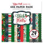 Набор бумаги от Echo Park - Deck the Halls, 15х15см, 24 листа - ScrapUA.com