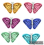 Набор декоративных пуговиц Dress It Up - Butterflies at Sunset - ScrapUA.com