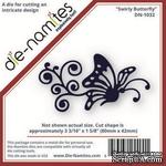 Лезвие Die-Namites - Swirly Butterfly - ScrapUA.com