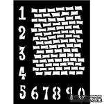 Маска Ranger - Dylusions Stencils - Staggered Brickwork, 23х30 см. - ScrapUA.com