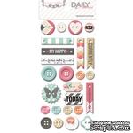 Пуговицы Teresa Collins - Daily Stories - Decorative Buttons - ScrapUA.com