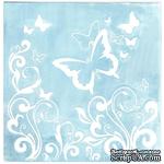 Папка для тиснения Nellie Snellen - Embossing Folder - Butterfly Swirl - ScrapUA.com