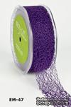 Ленточка &quot;Паутинка&quot;, цвет фиолетовый, ширина 38 мм, длина 90 см - ScrapUA.com