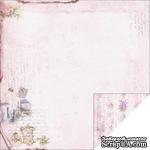 Лист двусторонней скрапбумаги Fabscraps - Marie Antoinette Double-Sided Paper - Pink Carriage, 30х30 см - ScrapUA.com