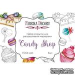 Набор открыток для раскрашивания маркерами Candy shop, ТМ Фабрика Декору - ScrapUA.com
