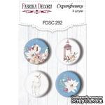 Набор скрапфишек Winter Love Story, TM Fabrika Decoru из 4 шт № 292 - ScrapUA.com