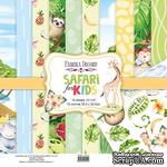 Набор скрапбумаги Safari for kids 30,5x30,5 см 10 листов, ТМ Фабрика Декора - ScrapUA.com