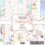 Набор скрапбумаги Funny fox girl 20x20 см 10 листов, ТМ Фабрика Декора - ScrapUA.com