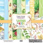 Набор скрапбумаги Safari for kids 20x20 см 10 листов, ТМ Фабрика Декора. - ScrapUA.com