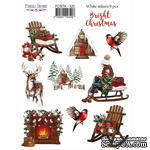 Набір наклейок (стікерів) 9шт Bright Christmas #320 - ScrapUA.com