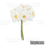 Набір квітів сакури білі, 6 шт, ТМ Фабрика Декора - ScrapUA.com