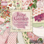 Набор бумаги для скрапбукинга First Edition - Rose Garden, 16 листов, размер 15х15 см - ScrapUA.com