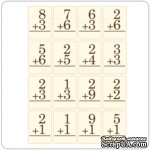 Флэш-карточки &quot;Math Addition Vintage&quot;, размер 6,7x10см, 16 шт. - ScrapUA.com