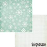 Лист двусторонней скрапбумаги Fancy Pants - Timbergrove Powder Paper, 30х30 см - ScrapUA.com