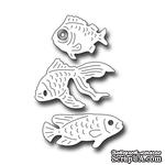 Лезвие Frantic Stamper Precision Die - Three Fish  - ScrapUA.com