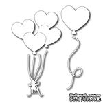 Лезвие Frantic Stamper - Precision Die - Heart Balloons - ScrapUA.com