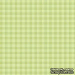 Ткань 100% хлопок - Зеленая клетка, 45х55 см - ScrapUA.com