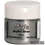 Сухой глиттер Ranger - Stickles Dry Fine Glitter - Silver - ScrapUA.com