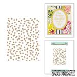 Пластина для фольгирования от Spellbinders - Scattered Dot Pattern - ScrapUA.com