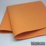 Фоамиран от Hobby&amp;You, 50x50 см, 1 мм,  оранжевый, 1 шт. - ScrapUA.com