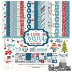 Набор бумаги от Echo Park - I Love Winter, 12+2 листа, 30х30 см - ScrapUA.com