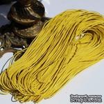 Вощеный шнур, 1,5 мм, цвет желтый,  5 метров - ScrapUA.com