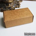 Крафт-коробочка упаковочная, картон плотностью 380 мг, 9,4х5,7х3 см - ScrapUA.com