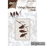 Лезвие Joy Crafts - Cutting die-Vintage Flourishes - 3 Birds on branch - ScrapUA.com
